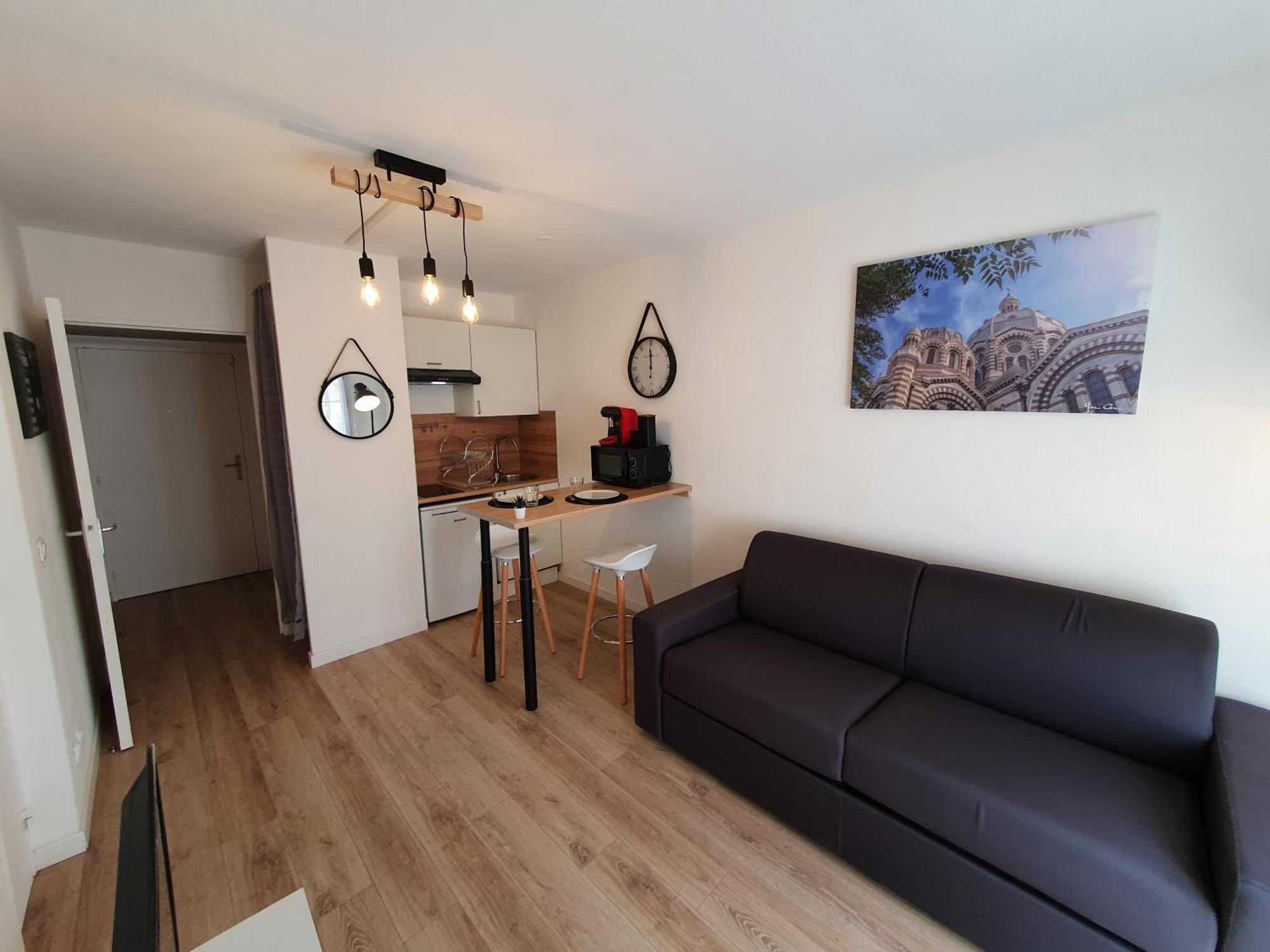Appartement Tout Equipe A 6Min De La Gare St Charles Marseille Exteriör bild